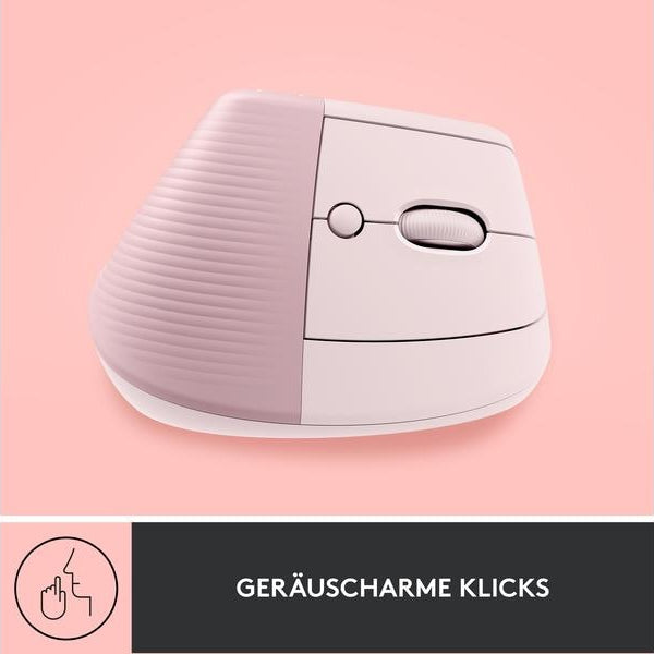 Logitech Ergonomische Maus Lift Rose