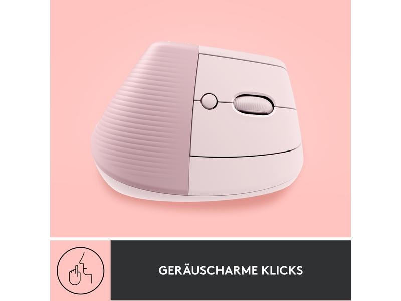 Logitech Ergonomische Maus Lift Rose