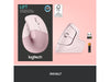 Logitech Ergonomische Maus Lift Rose