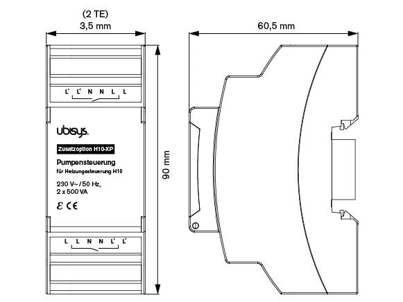 ubisys Pumpensteuerung H10 230 V