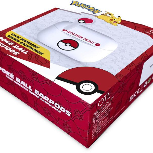 OTL True Wireless In-Ear-Kopfhörer Pokémon Pokéball Rot; Weiss