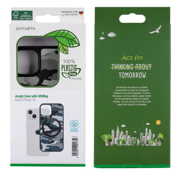 4smarts Back Cover Jungle mit UltiMag iPhone 13