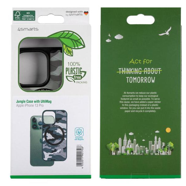 4smarts Back Cover Jungle mit UltiMag iPhone 13 Pro