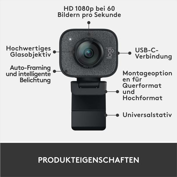 Logitech Webcam StreamCam Grafit