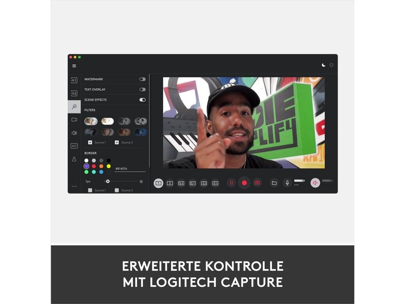 Logitech Webcam StreamCam Grafit