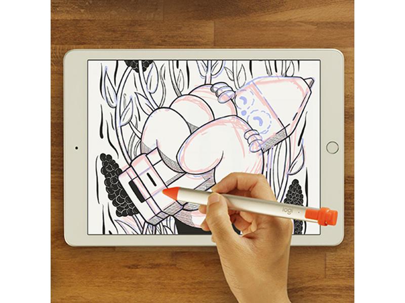 Logitech Eingabestift Crayon Grau/Orange