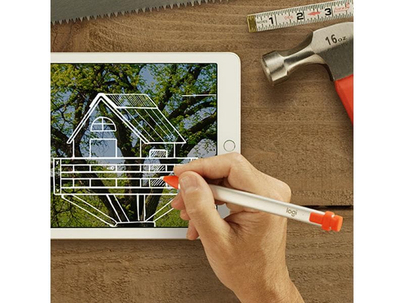 Logitech Eingabestift Crayon Grau/Orange