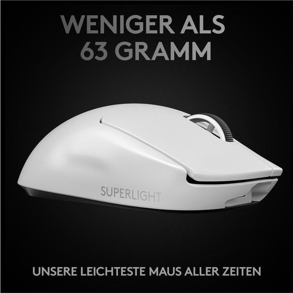 Logitech Gaming-Maus Pro X Superlight Weiss