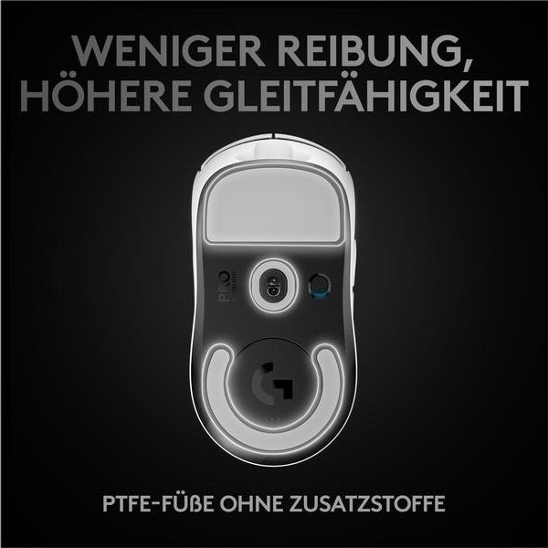 Logitech Gaming-Maus Pro X Superlight Weiss