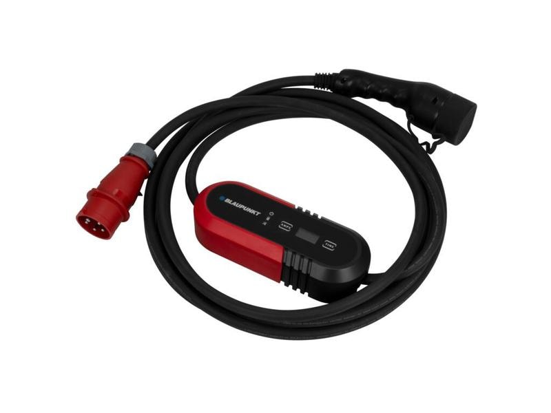 Blaupunkt Mobile Ladestation 11 KW, 16 A, CEE16, Typ 2 Rot