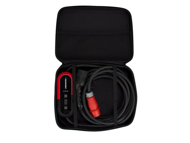 Blaupunkt Mobile Ladestation 11 KW, 16 A, CEE16, Typ 2 Rot