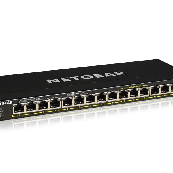 Netgear PoE+ Switch GS316P-100EUS 16 Port