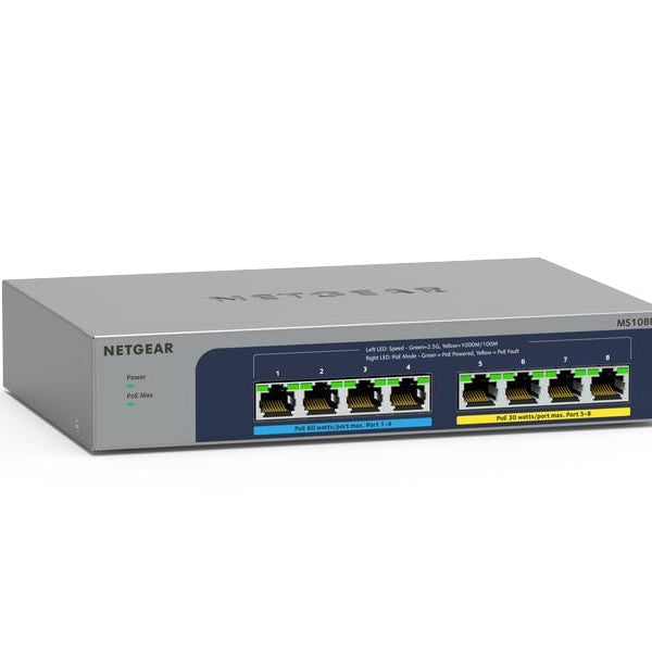 Netgear PoE++ Switch MS108UP 8 Port