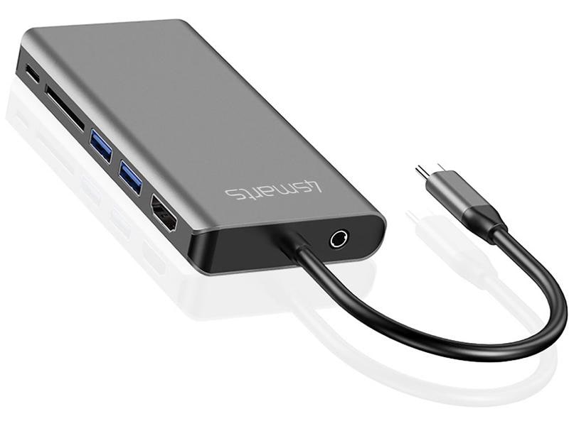 4smarts Dockingstation 8in1 Hub USB-C – RJ-45/HDMI/VGA/USB-A/USB-C