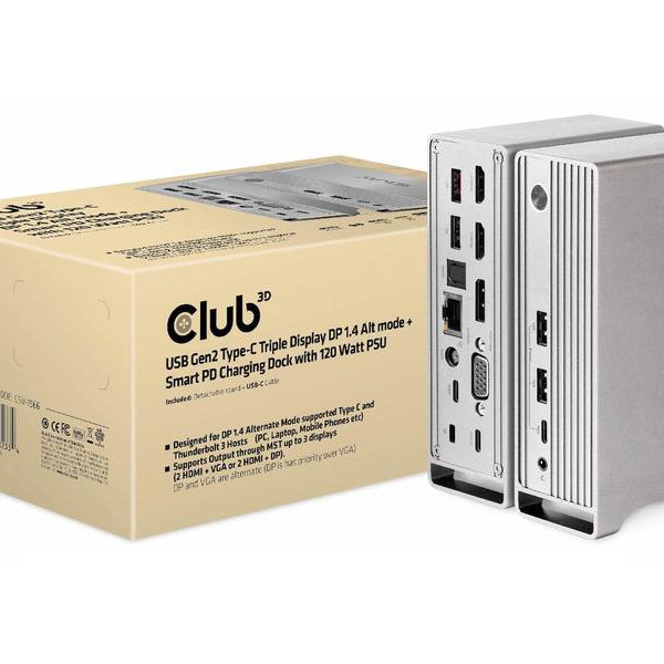 Club 3D Dockingstation CSV-1568 120 W