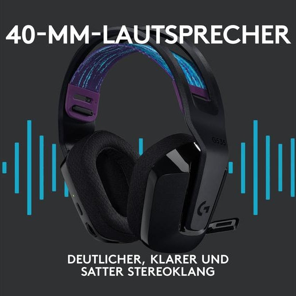 Logitech Headset G535 Lightspeed Schwarz
