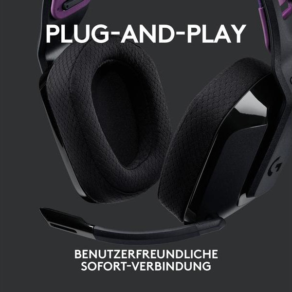 Logitech Headset G535 Lightspeed Schwarz