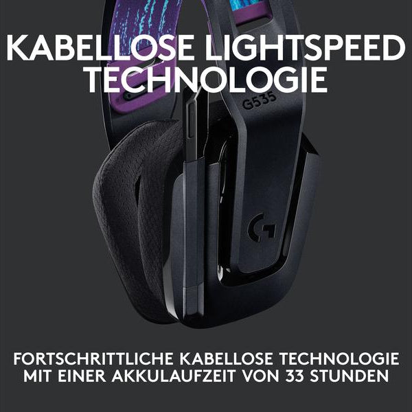 Logitech Headset G535 Lightspeed Schwarz