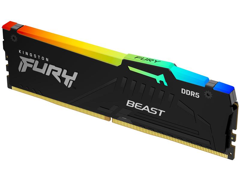Kingston DDR5-RAM Fury Beast RGB, 8GB (1 x 8GB), 6000 MHz