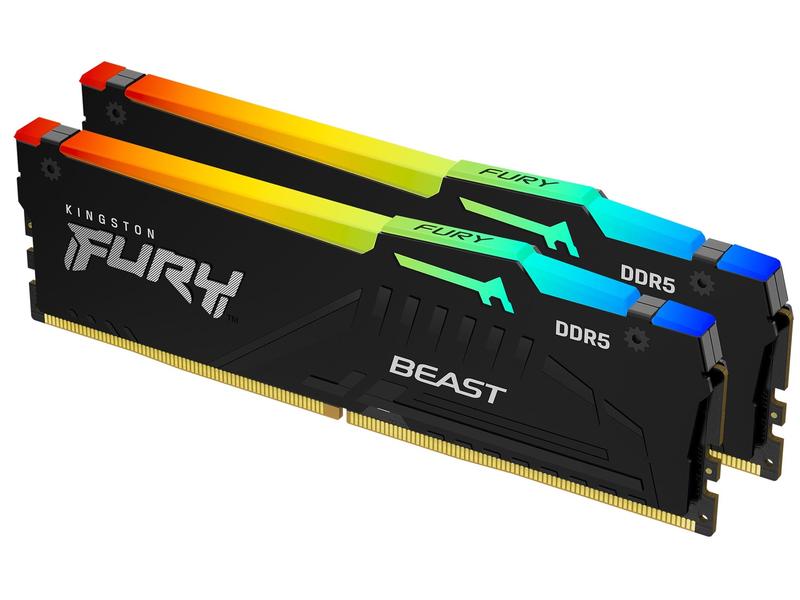 Kingston Fury Beast RGB, DDR5, 64GB (2 x 32GB), 5200MHz