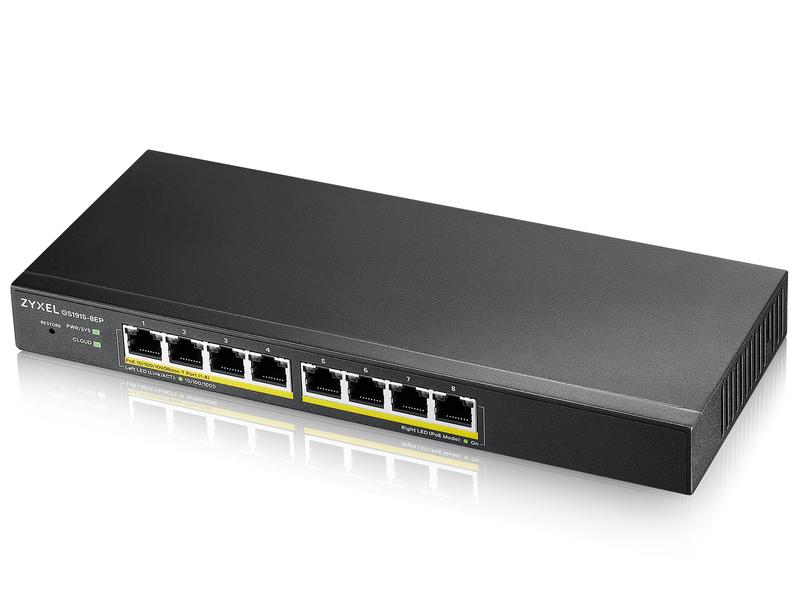 Zyxel PoE+ Switch GS1915-8EP 8 Port