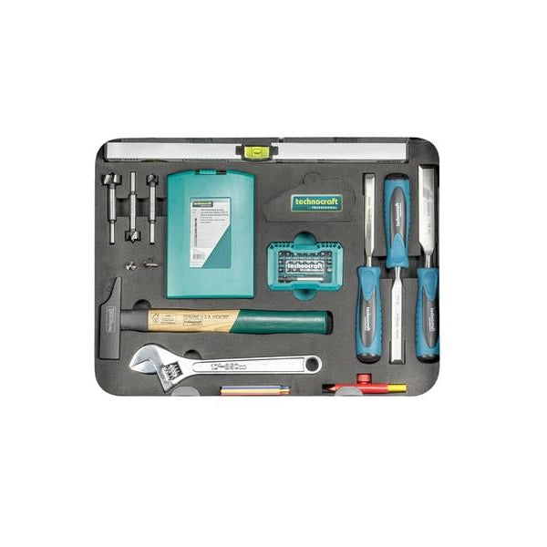 Technocraft Werkzeugkoffer Pro Wood 4 126-teilig