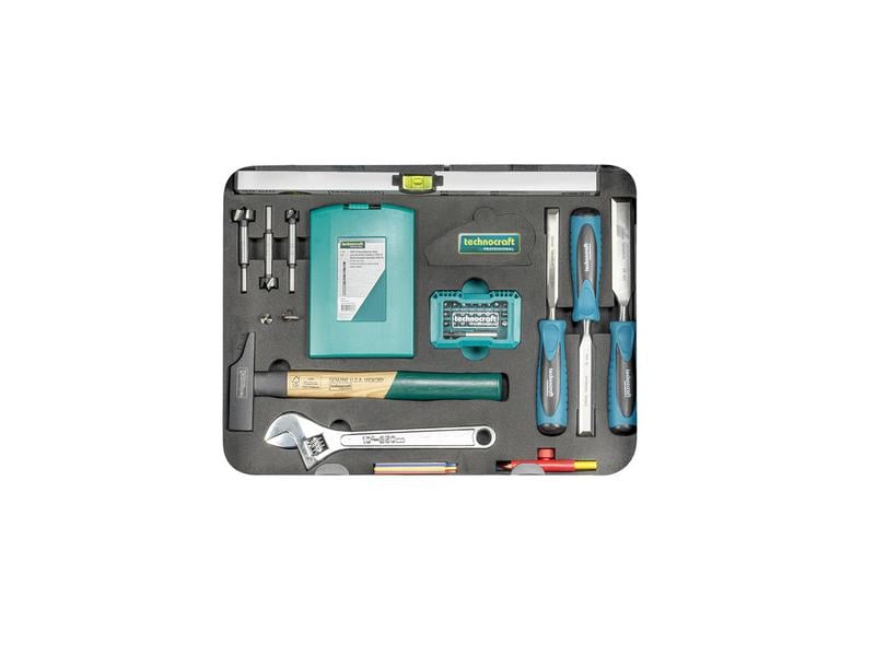 Technocraft Werkzeugkoffer Pro Wood 4 126-teilig