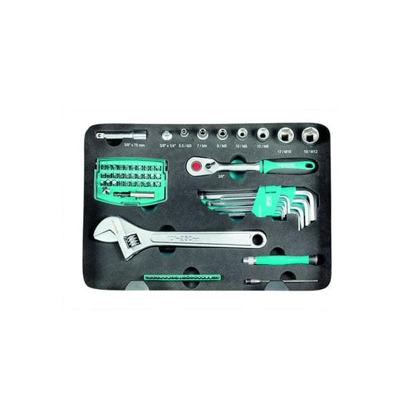 Technocraft Werkzeugkoffer Pro Compact 106-teilig