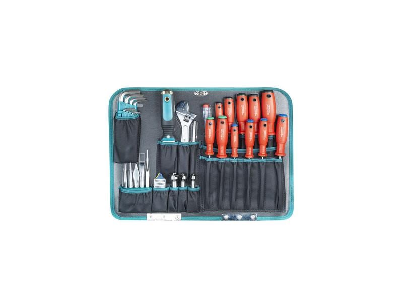 Technocraft Werkzeugkoffer Pro Chrome Wood 116-teilig