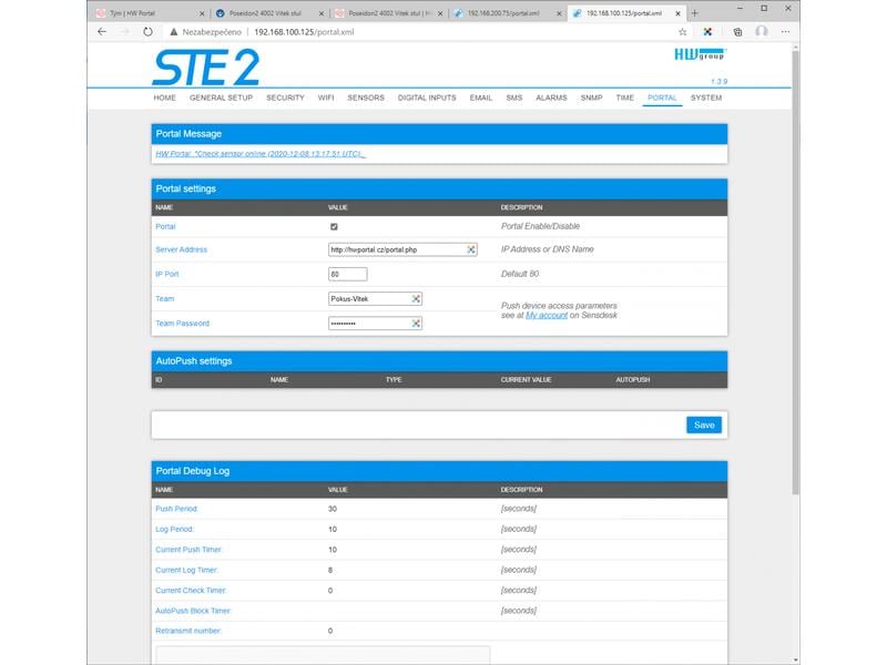 HWgroup Temperatur-Sensor SNMP, WLAN, PoE HWg-STE2-R2-Kit