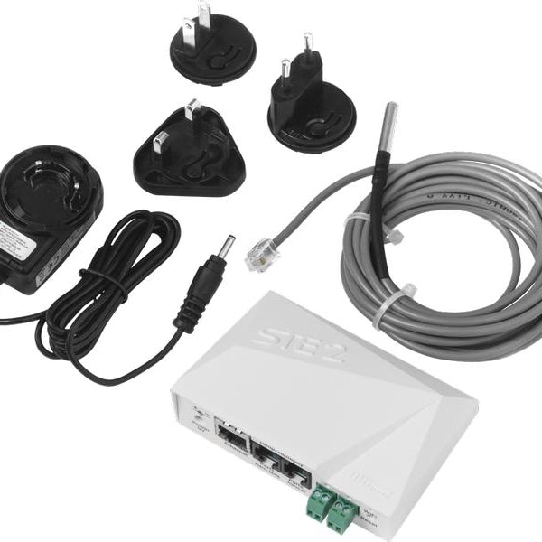 HWgroup Temperatur-Sensor SNMP, WLAN, PoE HWg-STE2-R2-Kit
