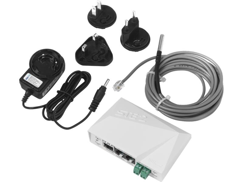 HWgroup Temperatur-Sensor SNMP, WLAN, PoE HWg-STE2-R2-Kit