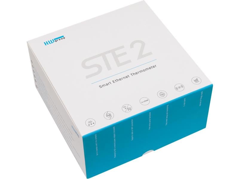 HWgroup Temperatur-Sensor SNMP, WLAN, PoE HWg-STE2-R2-Kit
