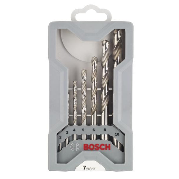 Bosch Professional Metallbohrer-Set Mini-X-Line 7-teilig
