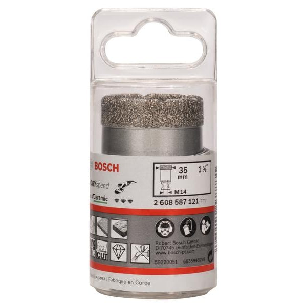 Bosch Professional Diamanttrockenbohrer Dry Speed, 35 x 35 mm