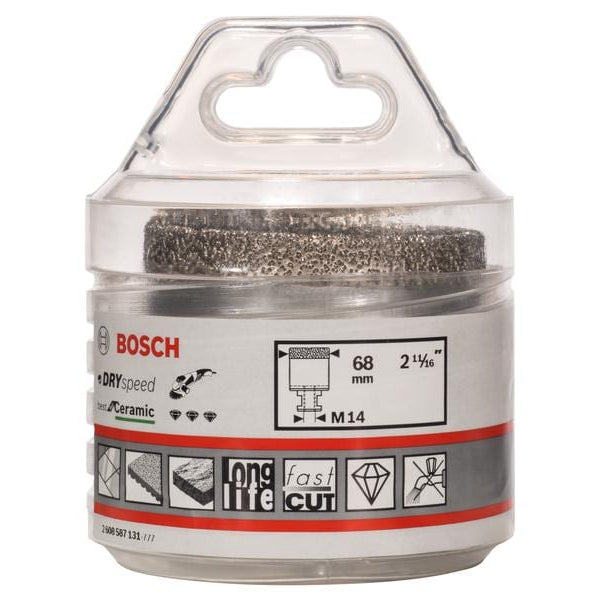 Bosch Professional Diamanttrockenbohrer Dry Speed, 68 x 35 mm