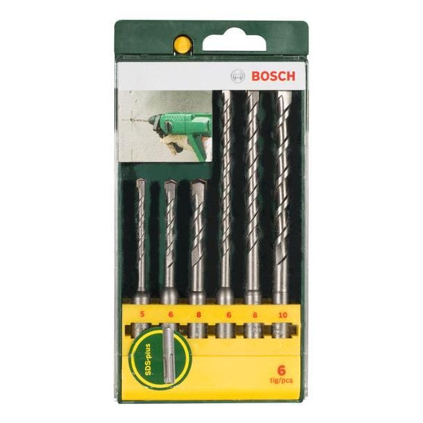 Bosch Hammerbohrer-Set SDS plus, 6-teilig