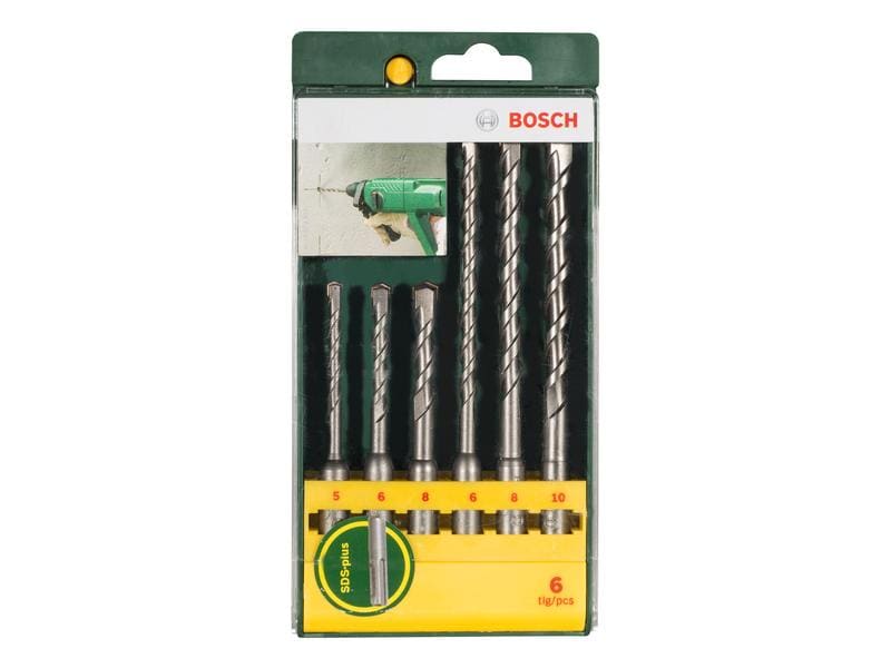 Bosch Hammerbohrer-Set SDS plus, 6-teilig