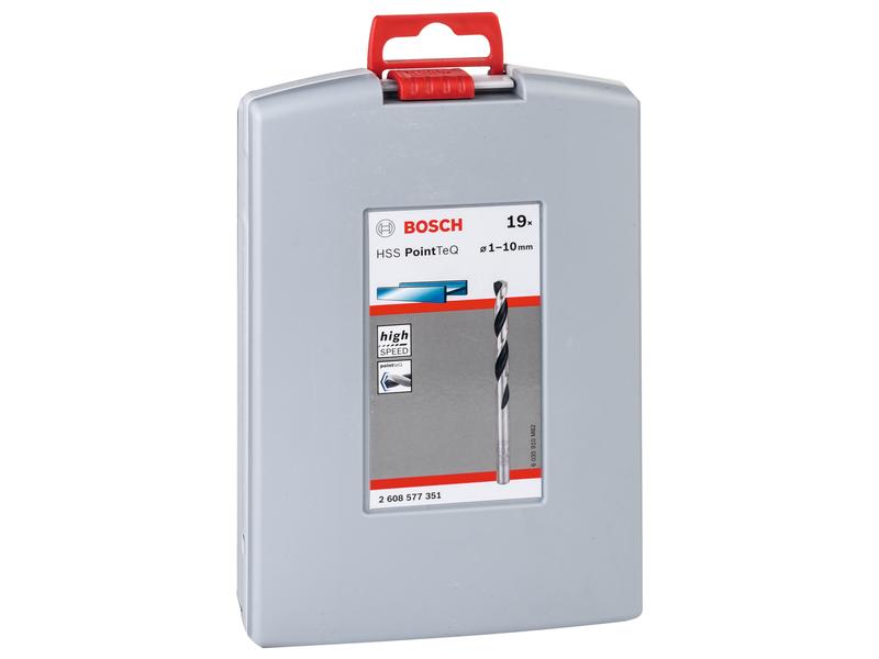 Bosch Spiralbohrer-Set HSS PointTeQ, 19-teilig