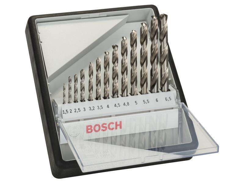 Bosch Professional Metallbohrer-Set HSS-G, 13-teilig