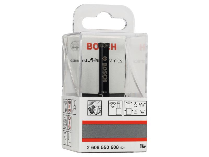 Bosch Professional Diamantnassbohrer Diamond for Hard Ceramics, 8 x 35 mm