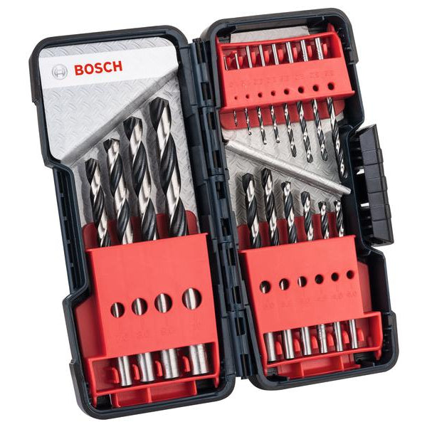 Bosch Spiralbohrer-Set HSS PointTeQ, 18-teilig