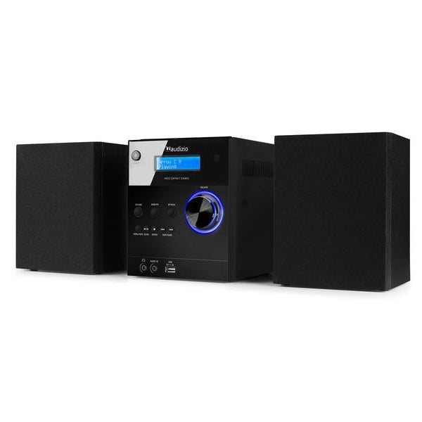Audizio Micro-HiFi Anlage Metz Schwarz