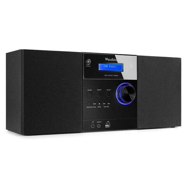 Audizio Micro-HiFi Anlage Metz Schwarz