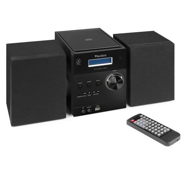 Audizio Micro-HiFi Anlage Metz Schwarz