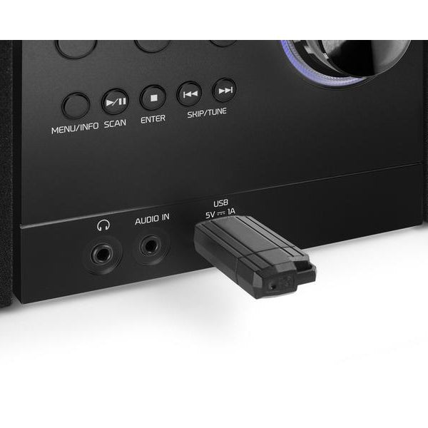 Audizio Micro-HiFi Anlage Metz Schwarz