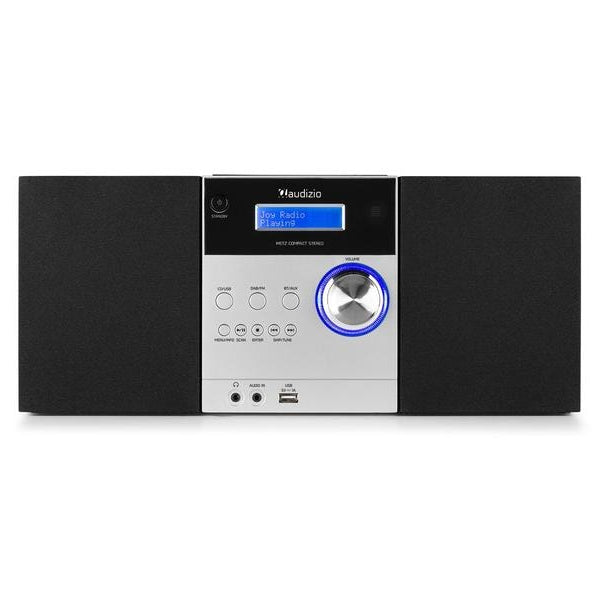 Audizio Micro-HiFi Anlage Metz Aluminium