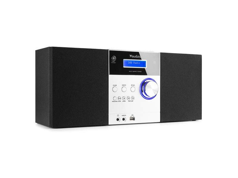 Audizio Micro-HiFi Anlage Metz Aluminium