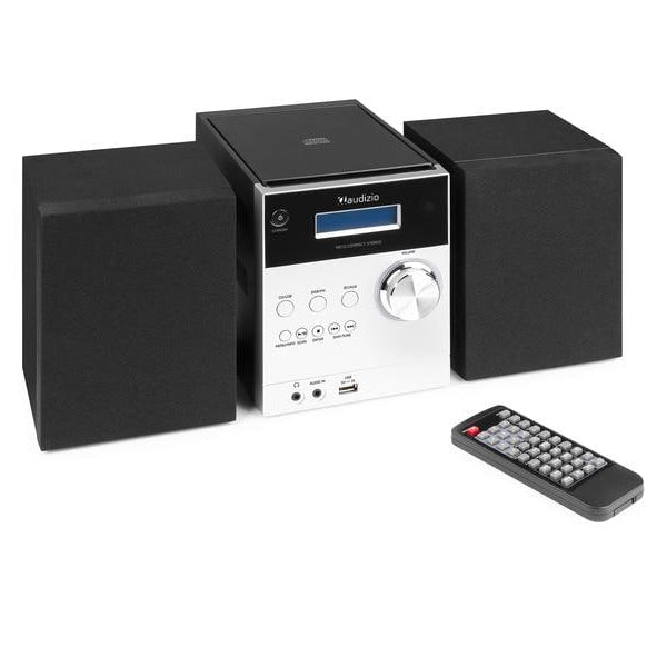 Audizio Micro-HiFi Anlage Metz Aluminium