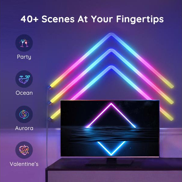 Govee Wandleuchte Glide, 6+1, 1.8 m, RGBIC